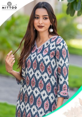 Sulekha by Mittoo Reyon printed with pocket Kurti and Pant collection at low price kurtis catalogs