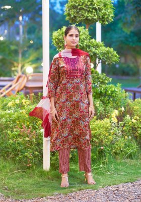 Suman vol 1 by Mystic 9 Premium reyon foil printed readymade suit catalogue at amaviexpo readymade suit catalogs