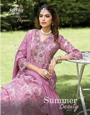 Summer Beauty vol2 by Radhika lifestyle fancy anarkali suit catalogue wholesale catalogs