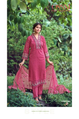 Summer LOVE Vol 02 by Ossm Premium Cotton Chikankari  readymade suit catalogue at affordable rate readymade suit catalogs