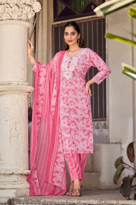 Summer Saga by Tips and tops Embroidered cotton printed top bottom with dupatta set collection at low range  readymade suit catalogs