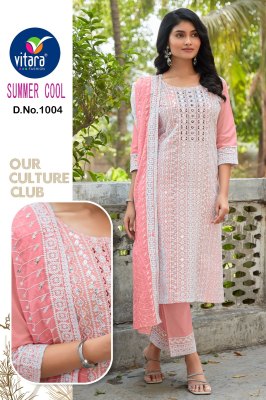 Summer cool by Pic and choose heavy cambric cotton embroidered readymade suit catalogue readymade suit catalogs