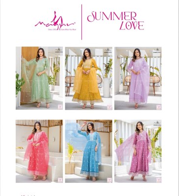 Summer love by mayur heavy mal cotton exclusive kurti pant with dupatta catalogue readymade suit catalogs