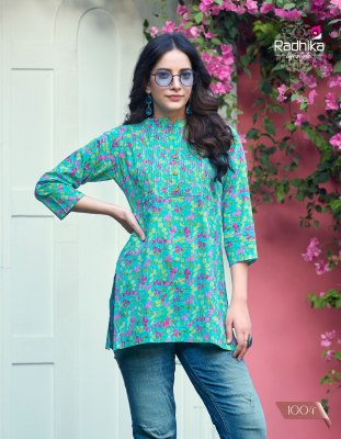 Summer shine vol 1 by Radhika life style pure heavy cotton printed short top catalogue at affordable rate western wear catalogs