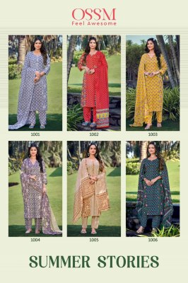 Summer stories by ossm cotton printed redymade suit catalogue at affordable rate readymade suit catalogs