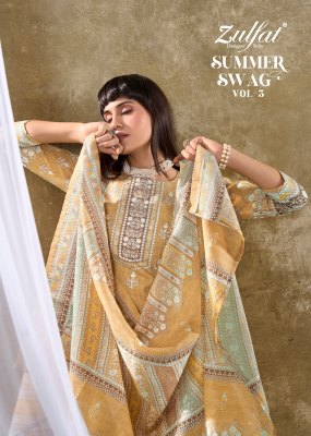 Summer swag vol 3 by Zulfat pure cotton digital printed dress material catalogue at low rate salwar kameez catalogs