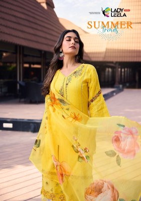 Summer trendz by lady leela  cotton embroidered readymade suit catalogue at low rate readymade suit catalogs