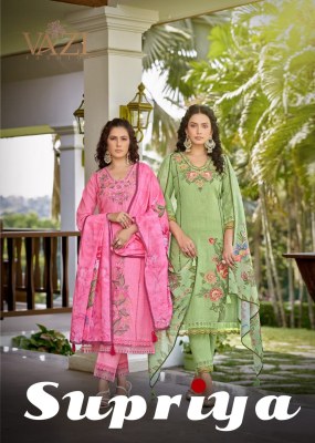 Supriya by Vazi Fashion Pure Kota Checks Designer top bottom and dupatta catalogue wholesale catalogs