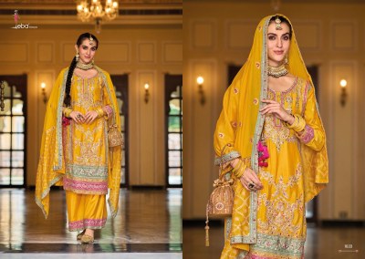 Surili by Eba life style heavy chinon embroidered readymade palazzo suit catalogue at amaviexpo readymade suit catalogs