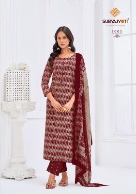 SuryaJyoti Paridhi Vol 03 Pure Cotton Unstitched Dress Material And Wholesale Suits readymade suit catalogs