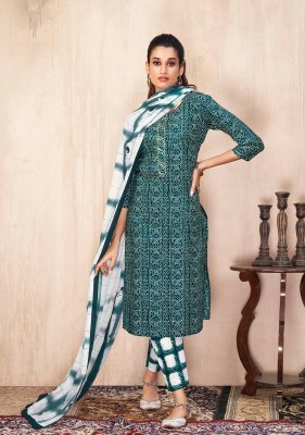  Suryajyoti Bandhani Lehriya Vol 4 Kurti Pant With Dupatta catlog at wholesale rate kurtis catalogs