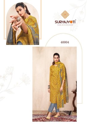  Suryajyoti Bandhani Lehriya Vol 4 Kurti Pant With Dupatta catlog at wholesale rate kurtis catalogs