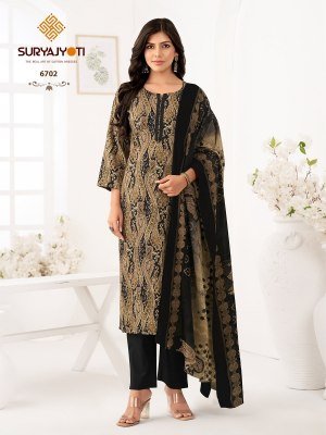 Suryajyoti Trendy Cotton Vol 67 Pure Cotton Printed Kurti Pant Dupatta Set Wholesale kurtis catalogs