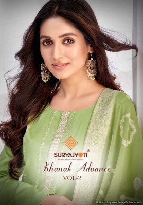 Suryajyoti by Kanak Advance vol 2 fancy embroidered dress material suit catalogue Suryajyoti suits