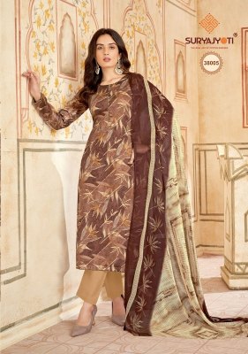 Suryajyoti by Naishaa vol 38 jam satin digital printed unstitched dress material at wholesale price salwar kameez catalogs