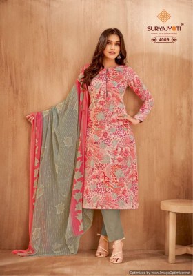 Suryajyoti by Naishaa vol 40 jam satin cotton printed dress material catalogue at low rate salwar kameez catalogs