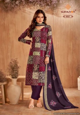 Suryajyoti by Naishaa vol 40 jam satin cotton printed dress material catalogue at low rate salwar kameez catalogs