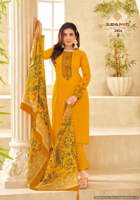 Suryajyoti by Pal Vol 2 Jaam Satin Cotton with work unstitched dress material catalogue at amaviexpo salwar kameez catalogs