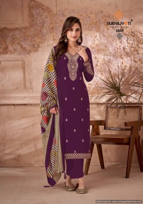 Suryajyoti by Pashan vol 3 exclusive embroidered unstitched dress material catalogue at amaviexpo salwar kameez catalogs