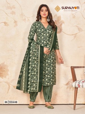 Suryajyoti by Priyal Vol 2 pure cotton printed Afghani style readymade suit catalogue at wholesale price readymade suit catalogs