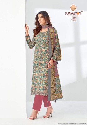 Suryajyoti by piroi vol 1  reyon printed unstitched suit catalogue at low rate  salwar kameez catalogs