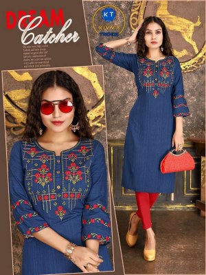 Suvesh Kesar Straight Cut Kurti catalogue supplier and exporter  kurtis catalogs