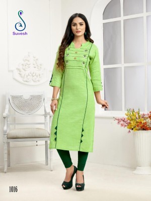 Suvesh by rose vol 2 cotton embroidered kurti catalogue at wholesale price at low rate kurtis catalogs