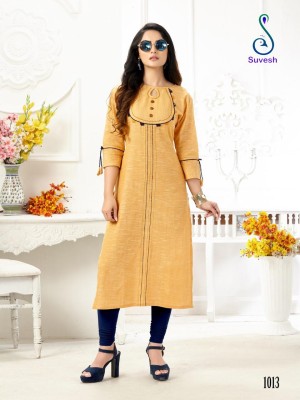 Suvesh by rose vol 2 cotton embroidered kurti catalogue at wholesale price at low rate kurtis catalogs