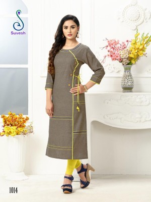 Suvesh by rose vol 2 cotton embroidered kurti catalogue at wholesale price at low rate kurtis catalogs