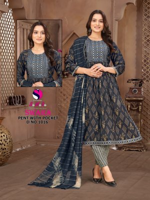 Swara vol 2 by Samara Reyon capsule foil printed handwork readymade suit catalogue at affordable rate wholesale catalogs