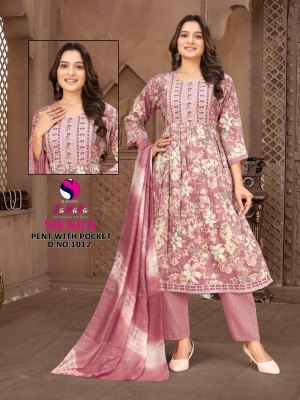 Swara vol 2 by Samara Reyon capsule foil printed handwork readymade suit catalogue at affordable rate readymade suit catalogs
