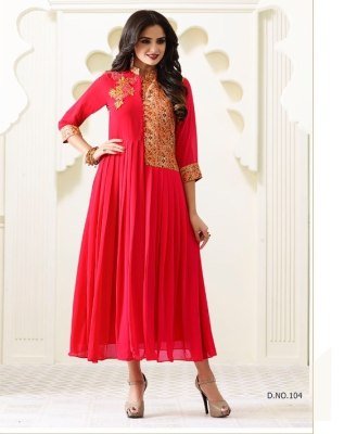 Swarnapankh Vol 01 Full Set 10 Pcs Silk Georgette Embroidered Kurti Collection Wholesale Amavi