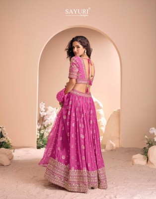 Swayamwar by sayuri designer heavy embroidered long flair Lehenga with  choli and dupatta collection lehenga choli catalogs