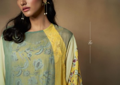 T and M by Drone eye pure organza with handwork unstitched salwar kameez catalogue at low rate salwar kameez catalogs