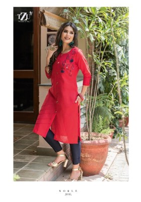 TZU by Noble fancy cotton embroidered top with pant catalogue at low rate kurtis catalogs