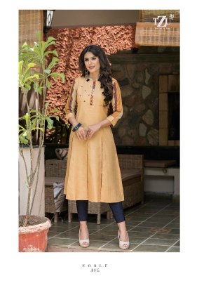 TZU by Noble fancy cotton embroidered top with pant catalogue at low rate kurtis catalogs