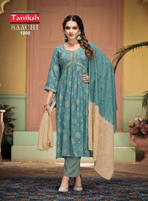 Taniksh Saachi Vol 1 Alia Cut Embroidery Work Readymade Salwar Suits catalogue wholesale rate  kurtis catalogs