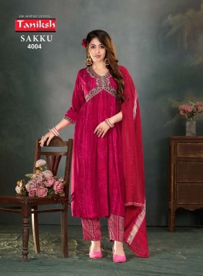 Taniksh Sakku Vol 4 Alia Cut Readymade 3pice Suits wholesale Price Sale  