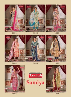 Taniksh by Samiya vol 1 muslin printed readymade alia cut catalogue at low rate  readymade suit catalogs