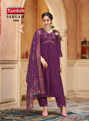 Taniksh by Sargam vol 1 plain muslin aliya cut readymade suit catalogue at affordable rate readymade suit catalogs