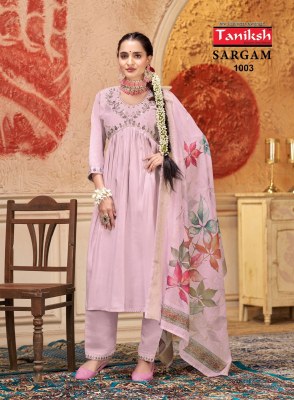 Taniksh by Sargam vol 1 plain muslin aliya cut readymade suit catalogue at affordable rate readymade suit catalogs