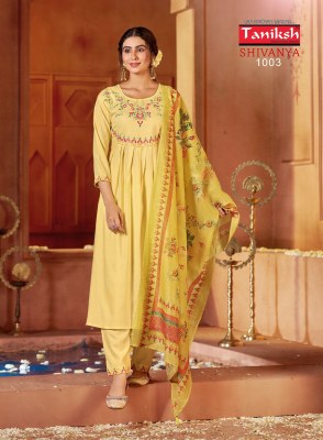 Taniksh by Shivanya vol 1 reyon printed embroidred readymade suit catalogue at affordable rate readymade suit catalogs