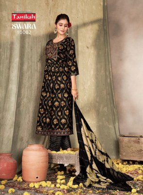 Taniksh by swara vol 10 capsul reyon print with embroidered readymade suit catalogue at low rate readymade suit catalogs