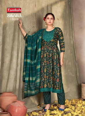 Taniksh by swara vol 10 capsul reyon print with embroidered readymade suit catalogue at low rate readymade suit catalogs