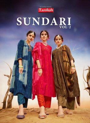 Taniksh present Sundari vol 1 saburi reyon printed  readymade suit catalogue Taniksh