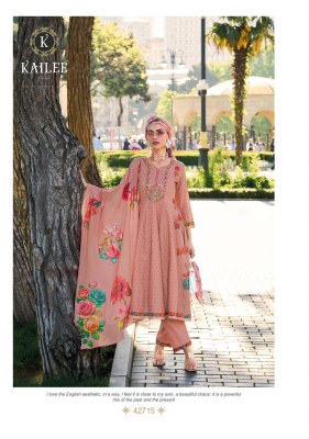 Tasavvur by Kailee fashion pure chikankari printed kurti pant and dupatta catalogue readymade suit catalogs