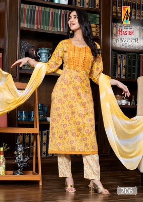 Tasveer vol 2 by Master capsule printed fancy kurti pant and dupatta catalogue at amaviexpo readymade suit catalogs