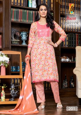 Tasveer vol 2 by Master capsule printed fancy kurti pant and dupatta catalogue at amaviexpo readymade suit catalogs