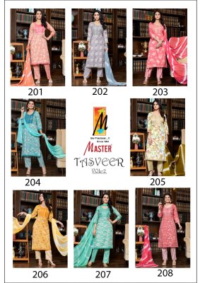 Tasveer vol 2 by Master capsule printed fancy kurti pant and dupatta catalogue at amaviexpo readymade suit catalogs