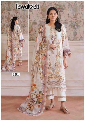 Tawakkal Saba Fabrics Luxury Heavy Cotton Collection Pure Cotton Dress Material Set Wholesale dress material catalogs